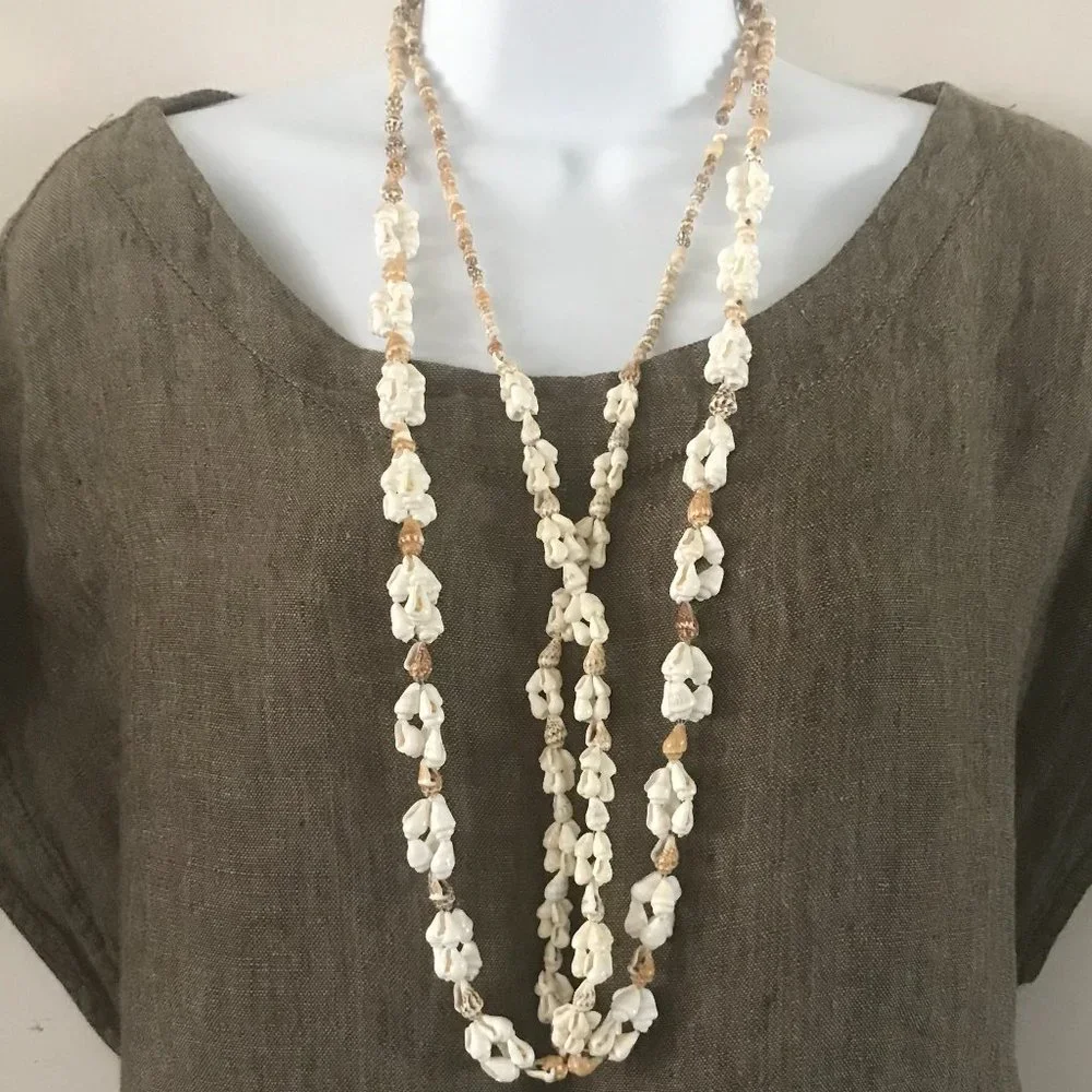 Natural Shell Set of 2 Necklaces - Picture 4 of 7